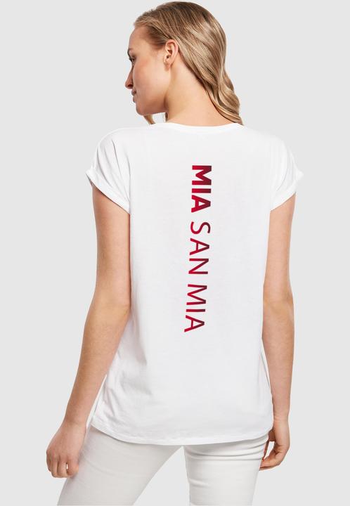 Actual product image FC Bayern München Ladies Mia San Mia V GR Extended Shoulder Tee - 115543 (XL)