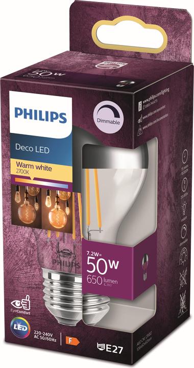 Actual product image Philips Lamp (E27, 7.20 W, 650 lm, 1 x, F)