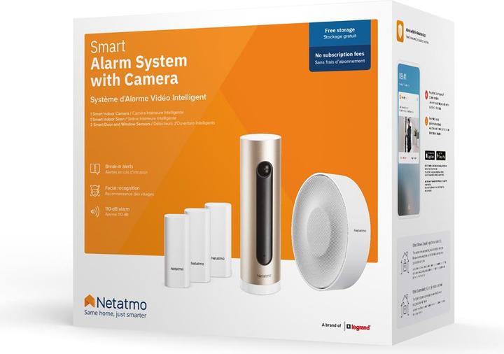 Actual product image Netatmo Smart alarm system with camera