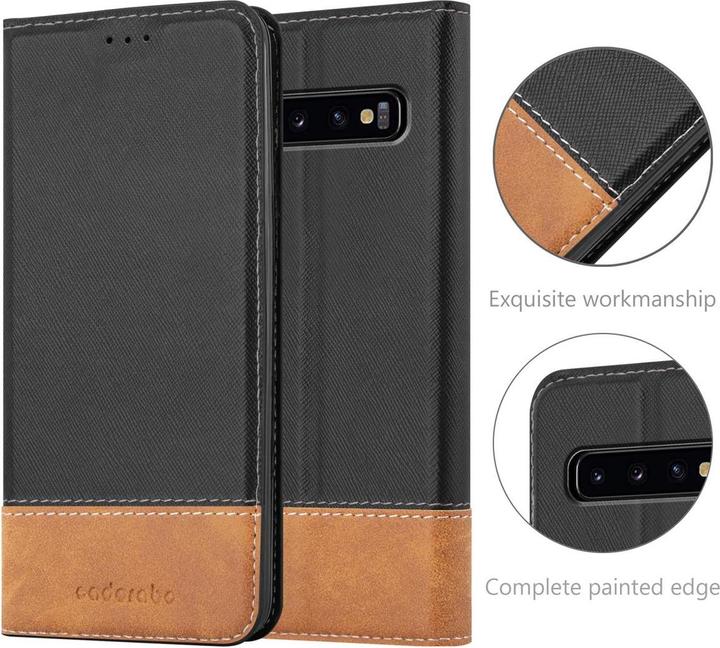 Produktbild Cadorabo X-Wallet Kunstlederkombi Hülle (Samsung Galaxy S10+)