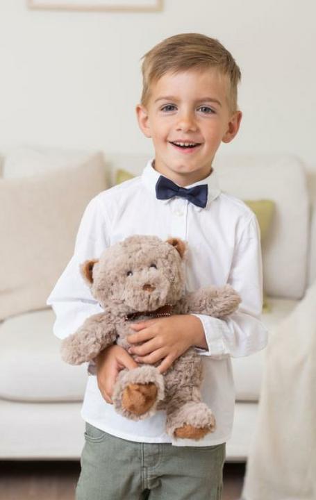 Actual product image Teddykompaniet Plush Teddy Bear Matteo beige (30 cm)
