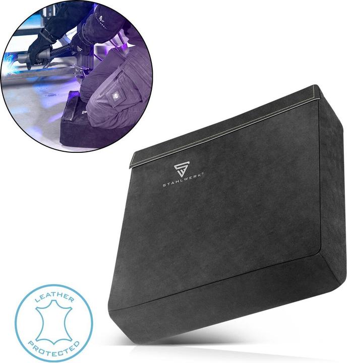 Actual product image Stahlwerk Welding pad, fireproof welding pad made of split leather