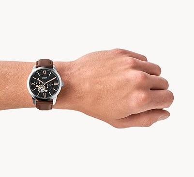 Actual product image Fossil Townsman (Analogue wristwatch, Chronograph, Skeleton watch, 44 mm)