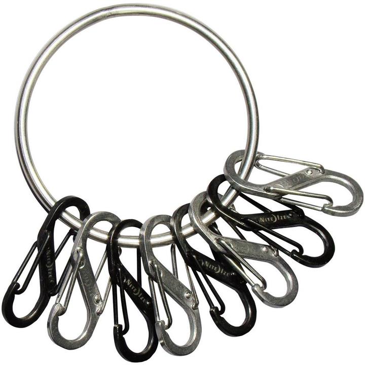 Nite Ize Schlüsselring mit Karabiner Bi