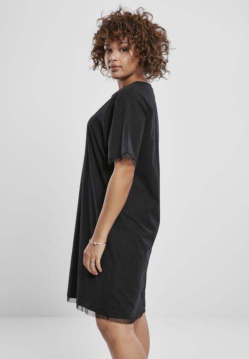 Produktbild Urban Classics Ladies Boxy Lace Hem Tee Dress (M)
