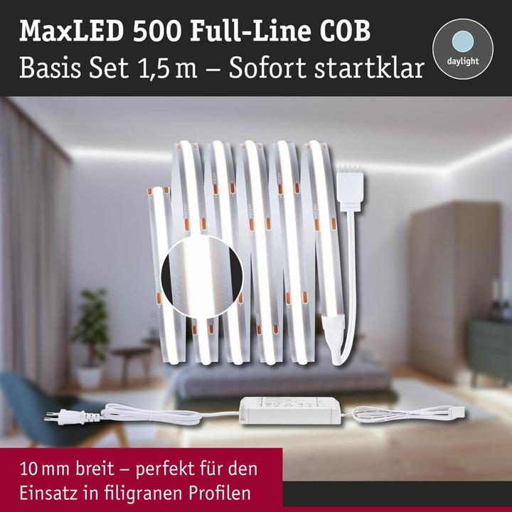 Actual product image Paulmann MaxLED 500 Full-Line COB Stripe Set (Daylight, 150 cm, Indoor)
