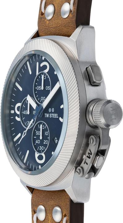 Produktbild TW-Steel CS106 Canteen Chronograph Herrenuhr 45mm 10ATM (Chronograph, 45 mm)