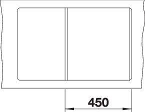 Produktbild Blanco Metra 45 S-F (48 cm, 77 cm)