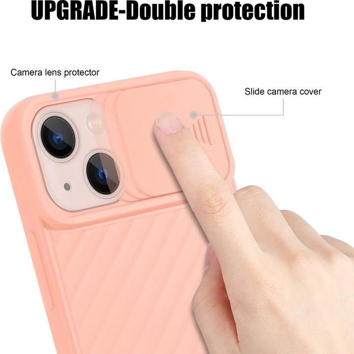Immagine prodotto Cadorabo Cover in TPU con protezione della fotocamera (Apple iPhone 13)