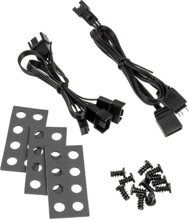 Image du produit Phanteks SK PWM D-RGB ventilateur, paquet de 3 - 120mm, noir/blanc (120 mm, 3 x)