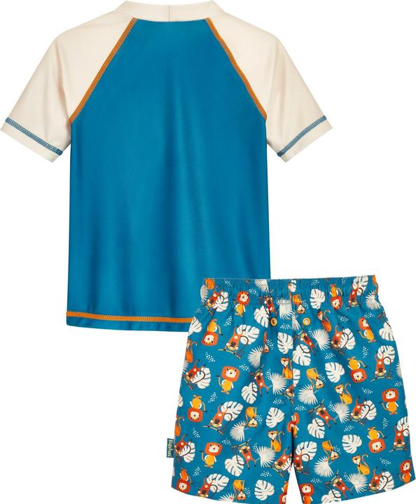Produktbild Playshoes UV-Badebekleidungsset Dschungel Petrol Gr. 110/116 (110)