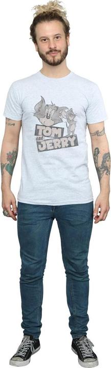 Actual product image Tom & Jerry Mens Wink Cotton T-Shirt (S)