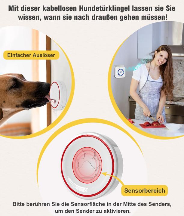 Actual product image ChunHee Katzen- und Hundeklingel (Wireless)