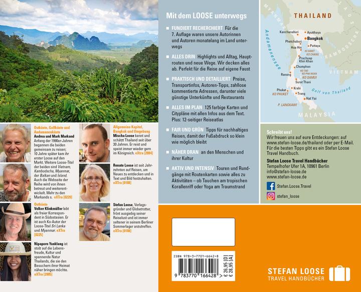 Actual product image Stefan Loose Reiseführer Thailand, Der Süden (German, Renate Loose, Stefan Loose, Markus Markand, Moritz Jacobi, Volker Klinkmüller, Misha Loose, Andrea Markand, 2024)
