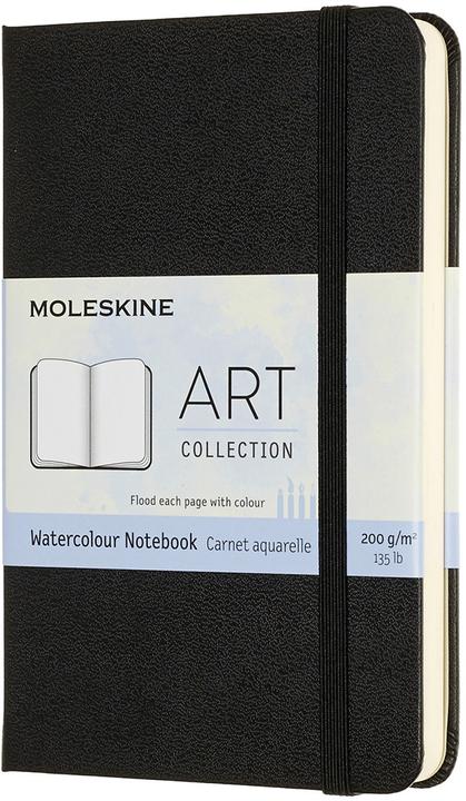 Image du produit Moleskine ART PLUS - Carnets de croquis d'aquarelle (A6, Blanc, Couverture rigide)