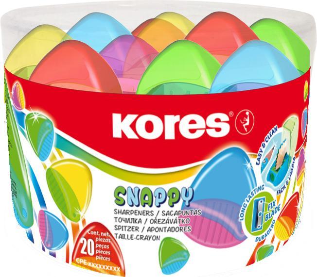 Image du produit Kores Taille-crayon design à 1 trou