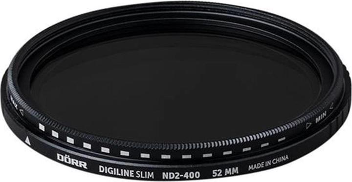 Dörr Grey filter Digiline Slim Variable ND2-400 - 52 mm (52 mm, Neutral density filter, 52 mm)