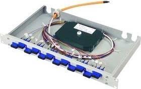 Actual product image Telegärtner 19" fibre optic patch panel base eco 1U - Patch panel (Splice box)