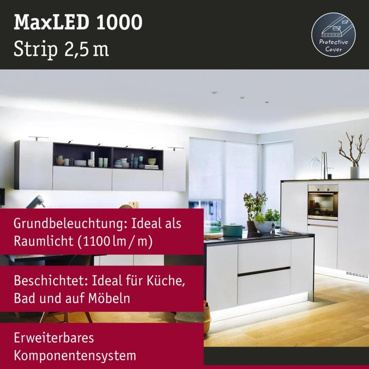 Produktbild Paulmann MaxLED 1000 Stripe (Kaltweiss, 250 cm, Indoor)