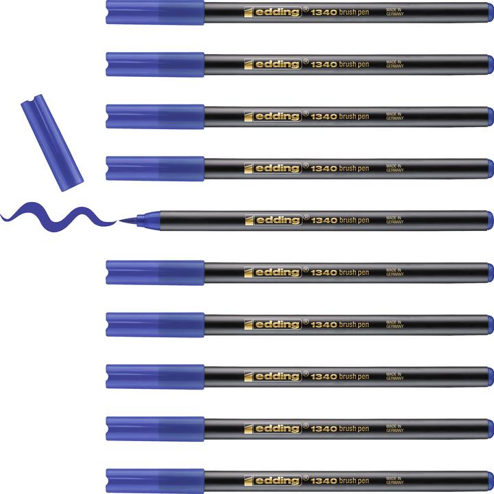 Actual product image Edding Brushpen 1340 (Blue, 1 x)