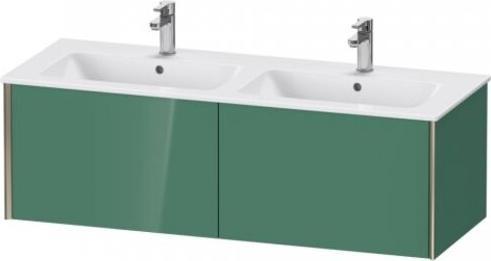 Actual product image Duravit XViu 4029 Vanity unit wall-mounted, 2 pull-outs, for double wash basin ME by Starck 233613 (128 x 48 x 40 cm)