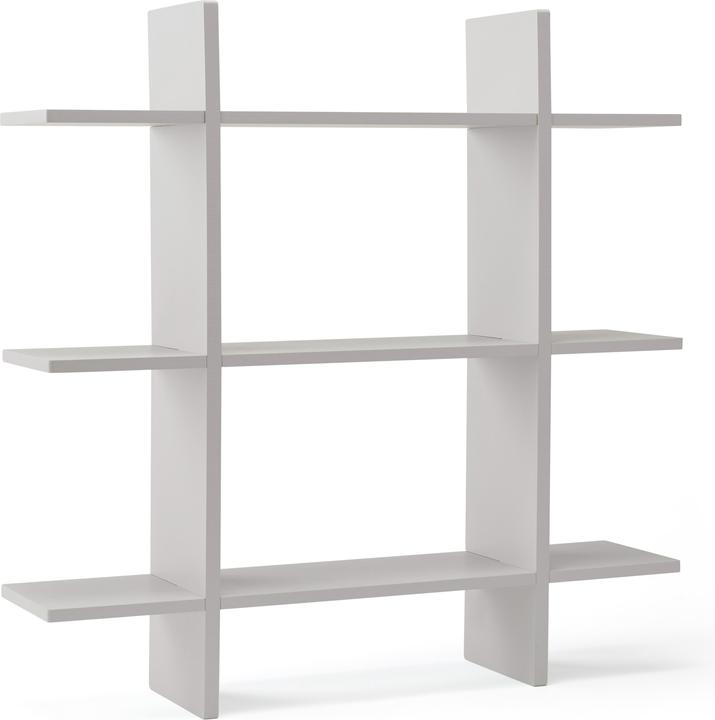 Actual product image Kids Concept - Wall Shelf 3 Level STAR - Grey - 0x15x70 cm