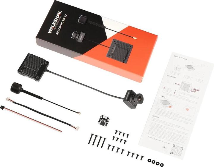 Image du produit Caddx Walksnail Avatar HD Kit V2 avec GyroFlow et 32G (Kit d'accessoires pour drones)