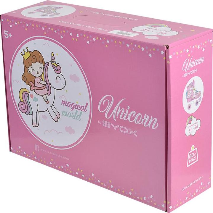 Actual product image Byox Roller skates unicorn (35)