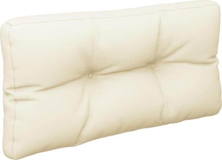 Immagine prodotto VidaXL Cuscino per pallet Divano per pallet Cuscino per pallet Cuscino per seduta 2 pezzi in tessuto crema (70 x 70 x 12 cm)