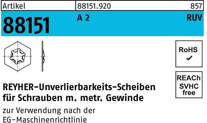 Produktbild Unverlierbarkeitsscheibe R 88151 M10 x 18 x 0,5 A 2