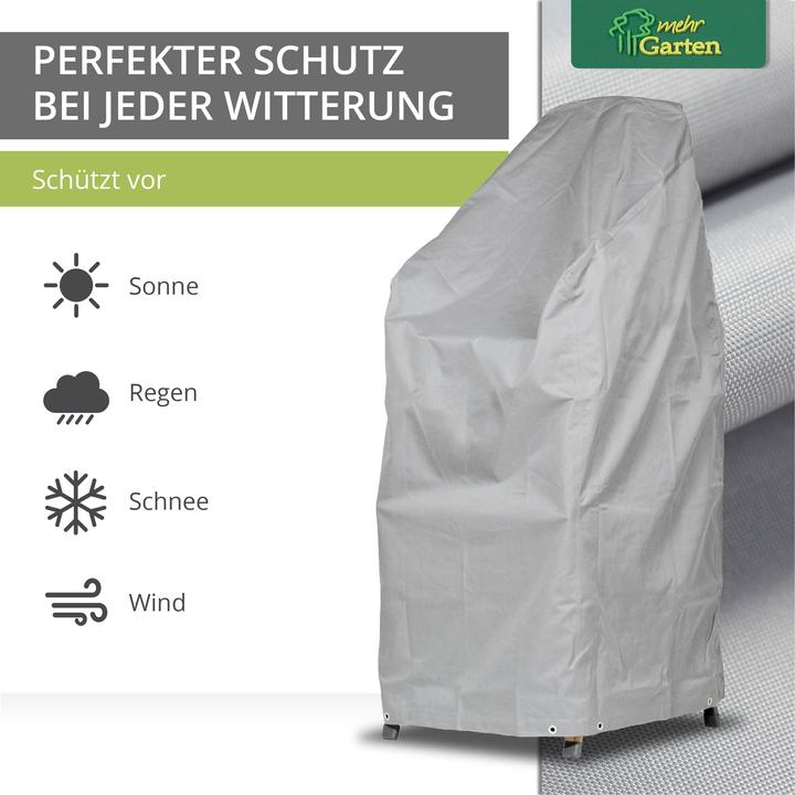 Actual product image Mehr Garten Protect protective cover stacking chair
