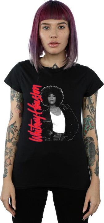 Actual product image Whitney Houston Womens/Ladies Whitney Pose Cotton T-Shirt (M)