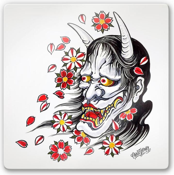 Immagine prodotto Miami Ink Maschera di Hannya (30 x 30 cm)