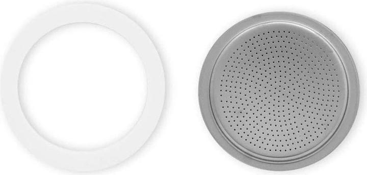 Bialetti Sealing ring & filter plate for New Moka Induction, 2 cups