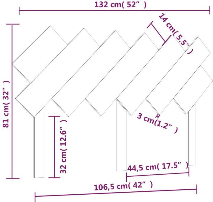 Immagine prodotto VidaXL Ute (132 x 3 x 81 cm)