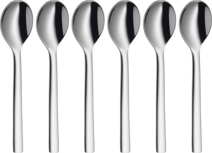 Espressolöffel Set 6tlg 11cm Nuova Edelstahl poliert (6 Stück, Löffel)