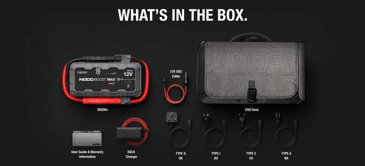Actual product image Noco GB250 Boost Max 12V 5250A Jump Starter (5250 A)