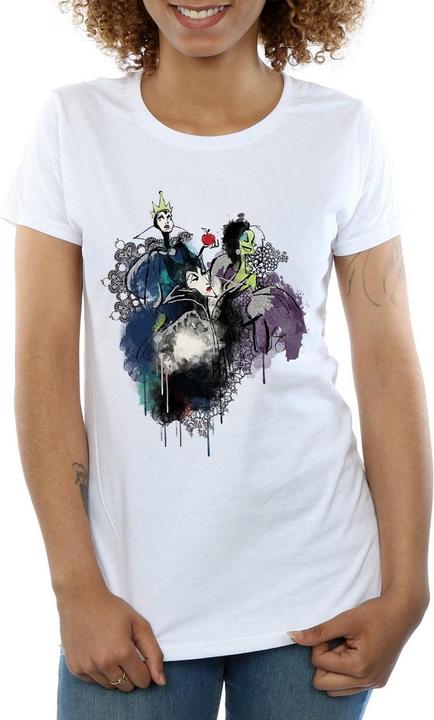 Image du produit Disney T-Shirt coton Villains Femme/Femme (XXL)