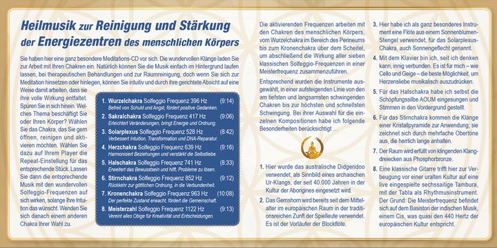 Nährwerte und Zutaten CHAKREN AKTIVIERUNG (mit Solfeggio-Frequenzen) (Deutsch, Michael Reimann, Pavlina Klemm, 2020)