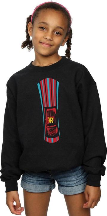Immagine prodotto Disney Cars Lightning McQueen Stripes Felpa Ragazze (140, 146)