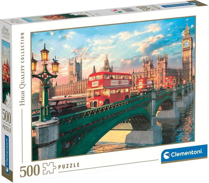 Image du produit Clementoni Puzzle 500 HQ Pont de Westminster
