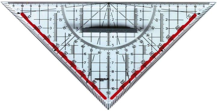 Actual product image Rumold Technical Drawing Triangle Duo (220 mm)