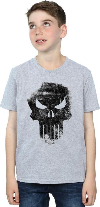 Immagine prodotto The Punisher Distrressed Skull Maglietta Ragazzi (140, 146)