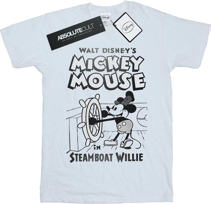 Actual product image Disney Boys Mickey Mouse Steamboat Willie T-Shirt (116)