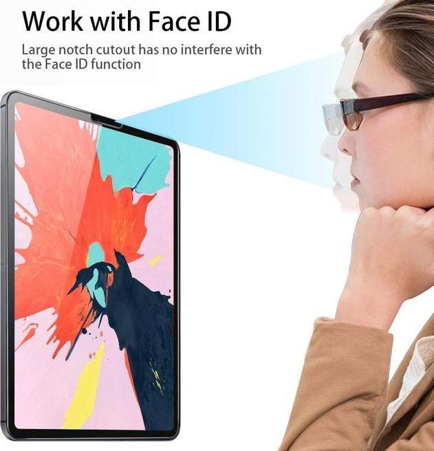 Actual product image MU Budget Protective glass screen protector (1 Piece, iPad Pro 12.9 2020 (4. Gen))