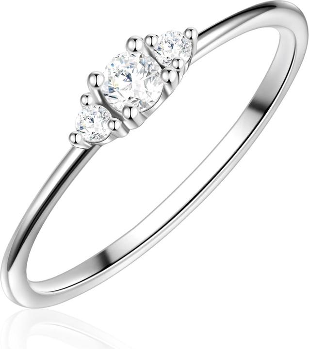 Produktbild Glanzstücke München Damen Sterling Silber Zirkonia silber - 23804 (54, 925 Silber)