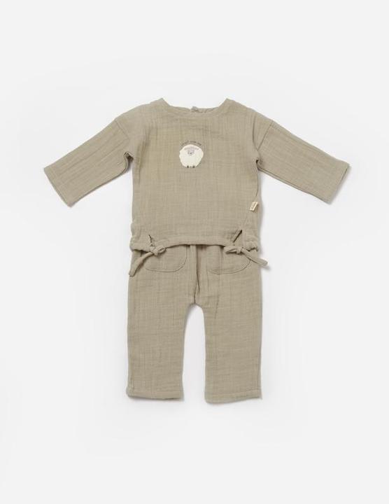Produktbild BabyCosy Set aus langärmligem T-Shirt und Hose (86)