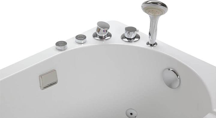 Image du produit Home Deluxe Baignoire pour personnes âgées avec buses de massage porte et poignée AUTARK M (droite) - (76 cm, 153 cm)
