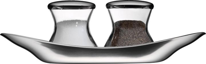 Produktbild WMF Salzstreuer 4,5cm Max & Moritz Glasbehälter Wagenfeld Edelstahl matt (Salz)
