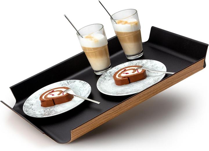 Image du produit Continenta Tablett rutschfest schwarz metallic, 54.5x40cm